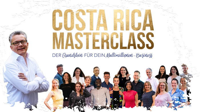 Wegweiser des Lebens für Teilnemer der Coast Rica Masterclass